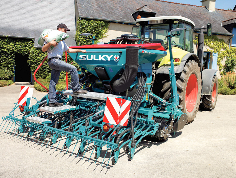 Pneumatic seed drill - MASTER - SULKY-BUREL S.A.S - disc / with harrow /  tractor-mounted